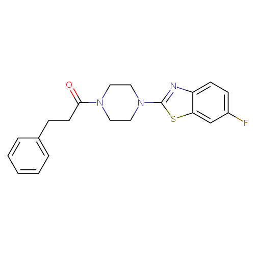 1-[4-(6-fluoro-1,3-benzothiazol-2-yl)piperazin-1-yl]-3-phenylpropan-1-one