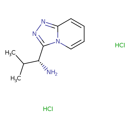 (1R)-2-methyl-1-{[1,2,4]triazolo[4,3-a]pyridin-3-yl}propan-1-amine dihydrochloride