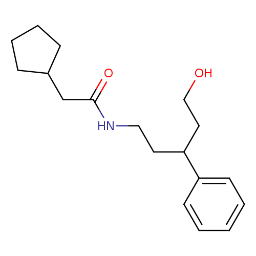 2-cyclopentyl-N-(5-hydroxy-3-phenylpentyl)acetamide