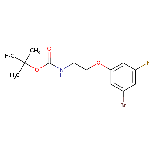 [2-(3-Bromo-5-fluoro-phenoxy)-ethyl]-carbamic acid tert-butyl ester