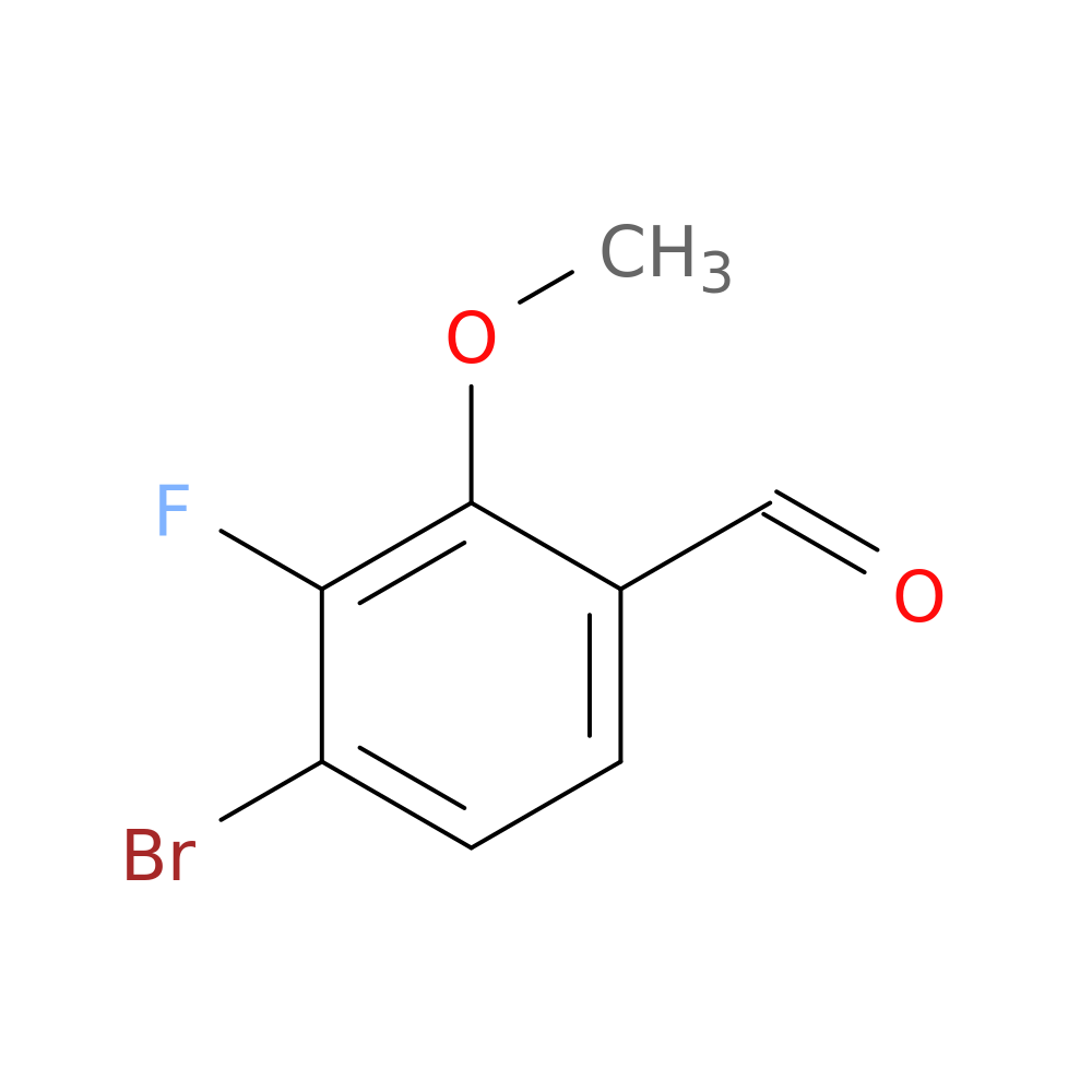 4-Bromo-3-fluoro-2-methoxybenzaldehyde