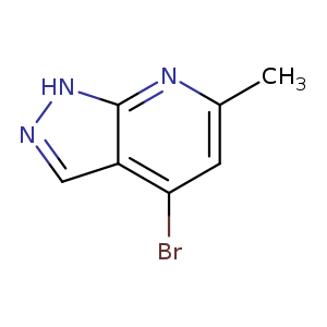 1H-Pyrazolo[3,4-b]pyridine, 4-bromo-6-methyl-