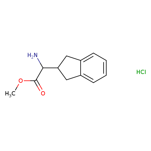 1H-INDENE-2-ACETIC ACID, A-AMINO-2,3-DIHYDRO-,METHYL ESTER,HYDROCHLORIDE (1