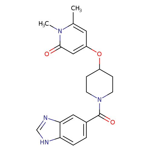 4-{[1-(1H-1,3-benzodiazole-5-carbonyl)piperidin-4-yl]oxy}-1,6-dimethyl-1,2-dihydropyridin-2-one
