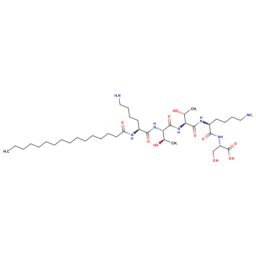 L-Serine, N2-(1-oxohexadecyl)-L-lysyl-L-threonyl-L-threonyl-L-lysyl-