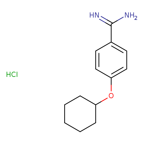 4-(cyclohexyloxy)benzene-1-carboximidamide hydrochloride
