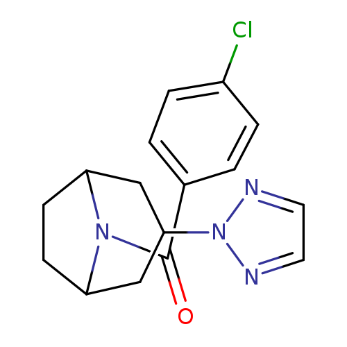 8-(4-chlorobenzoyl)-3-(2H-1,2,3-triazol-2-yl)-8-azabicyclo[3.2.1]octane