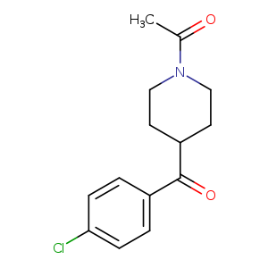 1-[4-(4-Chlorobenzoyl)piperidin-1-yl]ethanone