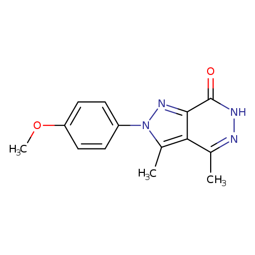2-(4-methoxyphenyl)-3,4-dimethyl-2,6-dihydro-7H-pyrazolo[3,4-d]pyridazin-7-one