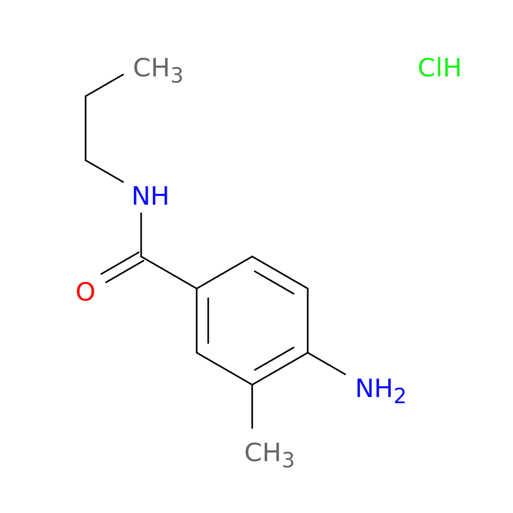 4-amino-3-methyl-N-propylbenzamide hydrochloride