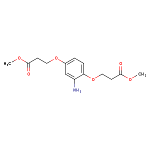Dimethyl 3,3'-[(2-amino-1,4-phenylene)bis(oxy)]dipropanoate