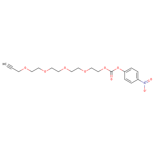 4-Nitrophenyl 3,6,9,12-tetraoxapentadec-14-ynyl carbonate