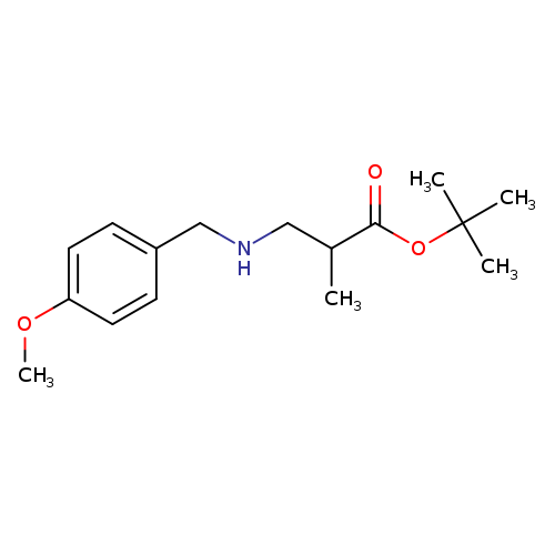 tert-butyl 3-{[(4-methoxyphenyl)methyl]amino}-2-methylpropanoate