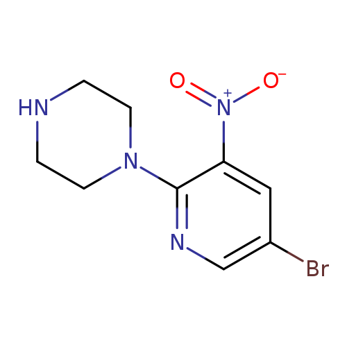 1-(5-Bromo-3-nitropyridin-2-yl)piperazine