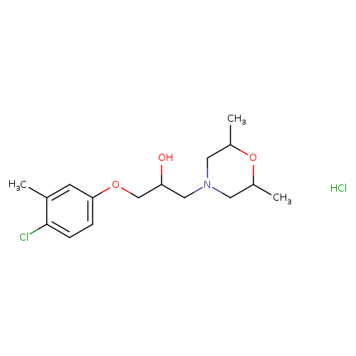 1-(4-CHLORO-3-METHYLPHENOXY)-3-(2,6-DIMETHYLMORPHOLIN-4-YL)PROPAN-2-OL HY+