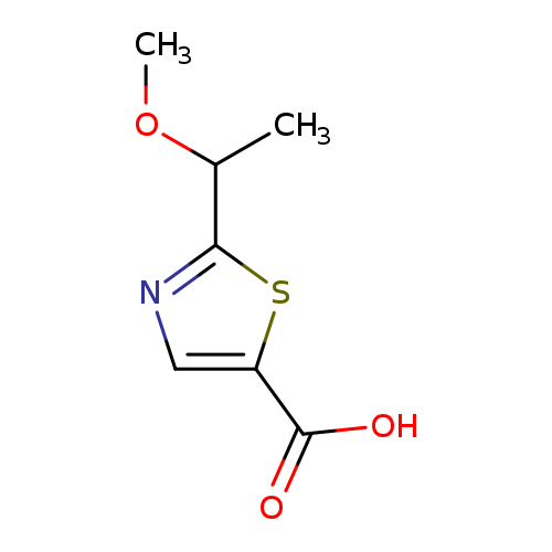 2-(1-methoxyethyl)-1,3-thiazole-5-carboxylic acid