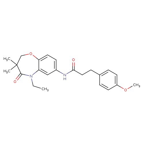 N-(5-ethyl-3,3-dimethyl-4-oxo-2,3,4,5-tetrahydro-1,5-benzoxazepin-7-yl)-3-(4-methoxyphenyl)propanamide