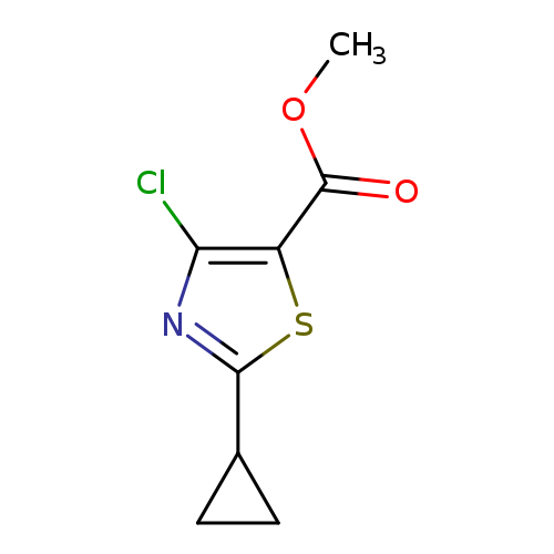 methyl 4-chloro-2-cyclopropyl-1,3-thiazole-5-carboxylate