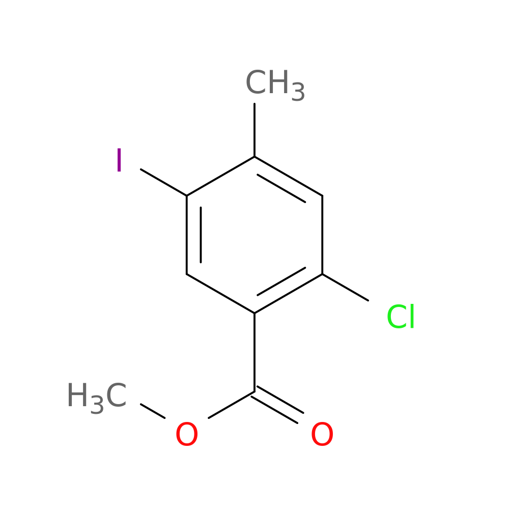 2-Chloro-5-iodo-4-methylbenzoic acid methyl ester