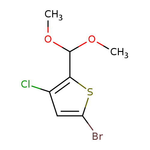 5-Bromo-3-chloro-2-(dimethoxymethyl)thiophene