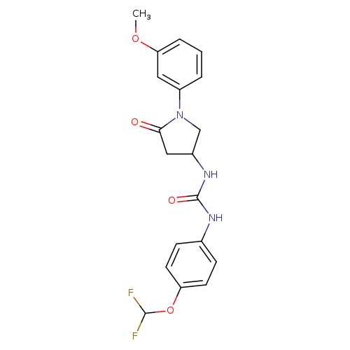 1-[4-(difluoromethoxy)phenyl]-3-[1-(3-methoxyphenyl)-5-oxopyrrolidin-3-yl]urea