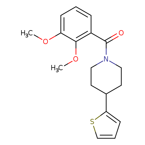 1-(2,3-dimethoxybenzoyl)-4-(thiophen-2-yl)piperidine
