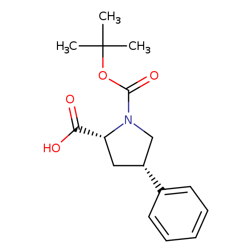 (2R,4S)-1-(tert-Butoxycarbonyl)-4-phenylpyrrolidine-2-carboxylic acid