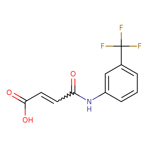 (2E)-3-{[3-(trifluoromethyl)phenyl]carbamoyl}prop-2-enoic acid