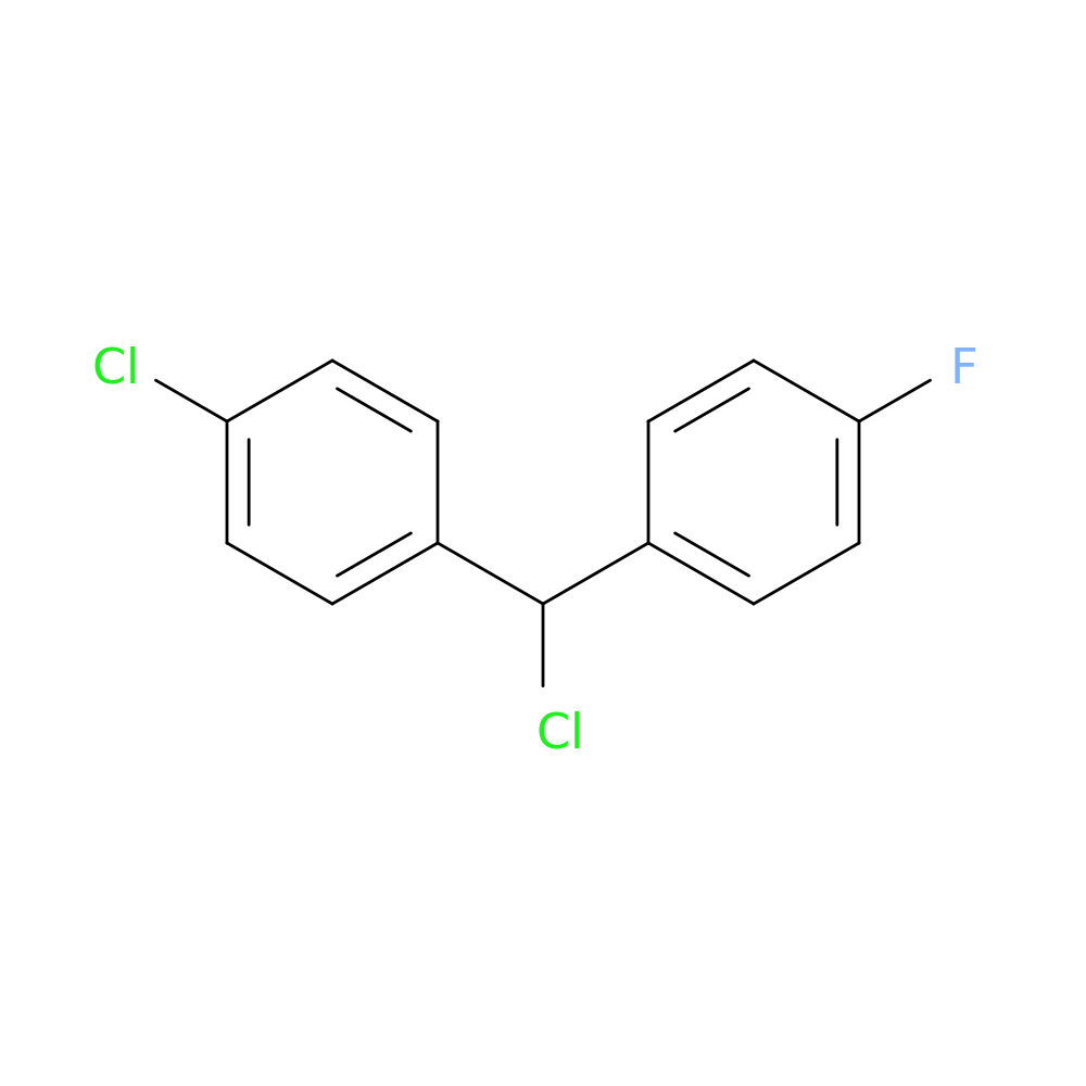 1-[chloro(4-chlorophenyl)methyl]-4-fluorobenzene