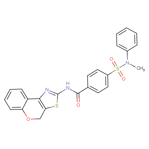 N-{4H-chromeno[4,3-d][1,3]thiazol-2-yl}-4-[methyl(phenyl)sulfamoyl]benzamide