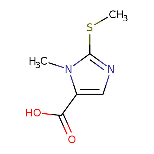 1-methyl-2-(methylsulfanyl)-1H-imidazole-5-carboxylic acid