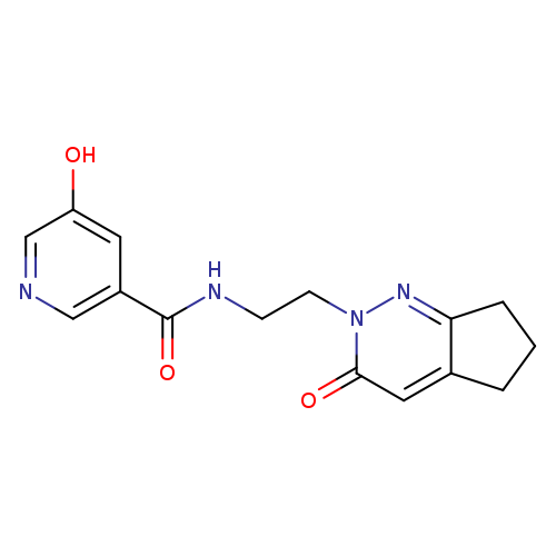 5-hydroxy-N-(2-{3-oxo-2H,3H,5H,6H,7H-cyclopenta[c]pyridazin-2-yl}ethyl)pyridine-3-carboxamide