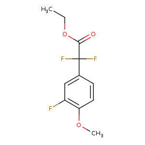 Ethyl 2,2-difluoro-2-(3-fluoro-4-methoxyphenyl)acetate