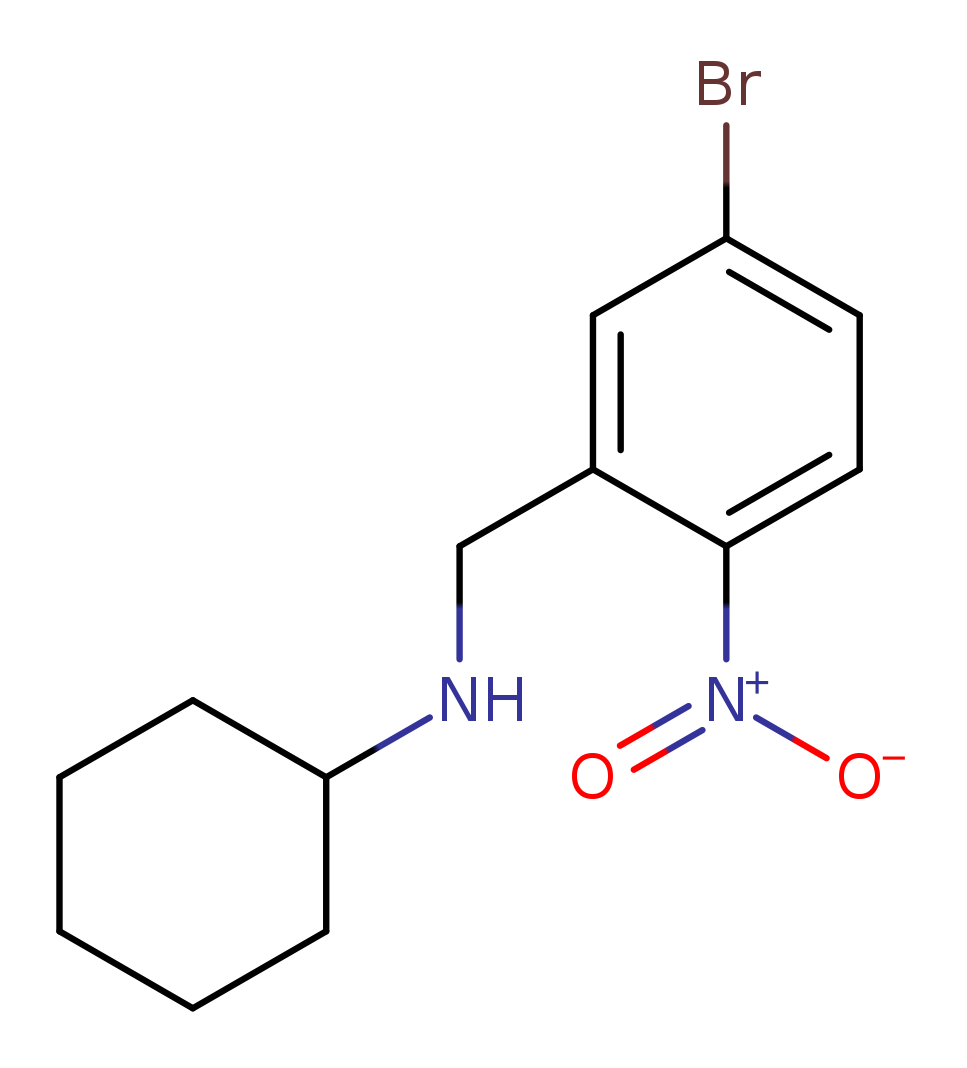 N-[(5-Bromo-2-nitrophenyl)methyl]cyclohexanamine