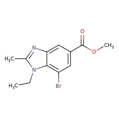 Methyl 7-bromo-1-ethyl-2-methyl-1,3-benzodiazole-5-carboxylate