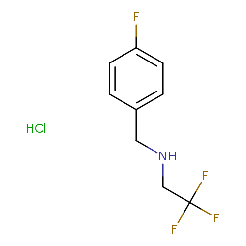 [(4-fluorophenyl)methyl](2,2,2-trifluoroethyl)amine hydrochloride