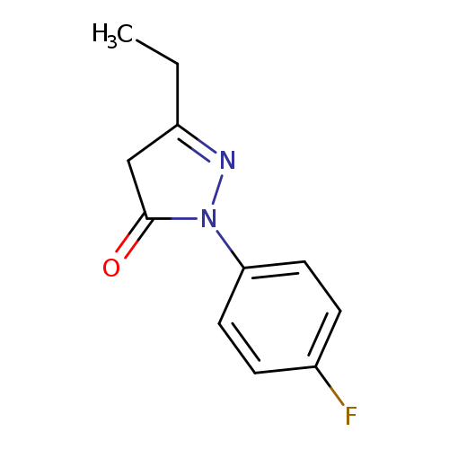 3-ethyl-1-(4-fluorophenyl)-4,5-dihydro-1H-pyrazol-5-one