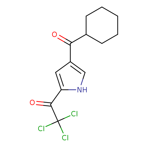 2,2,2-trichloro-1-(4-cyclohexanecarbonyl-1H-pyrrol-2-yl)ethan-1-one