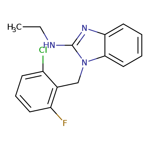 1-[(2-chloro-6-fluorophenyl)methyl]-N-ethyl-1H-1,3-benzodiazol-2-amine