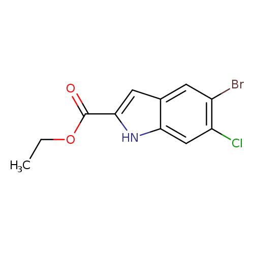 Ethyl 5-bromo-6-chloro-1H-indole-2-carboxylate