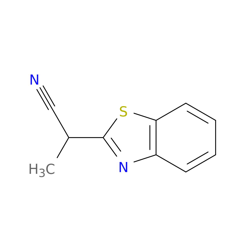 2-(1,3-benzothiazol-2-yl)propanenitrile