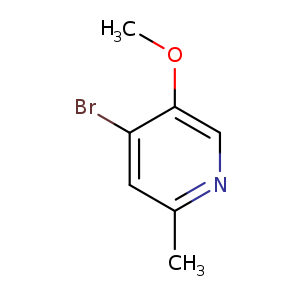 Pyridine, 4-bromo-5-methoxy-2-methyl-