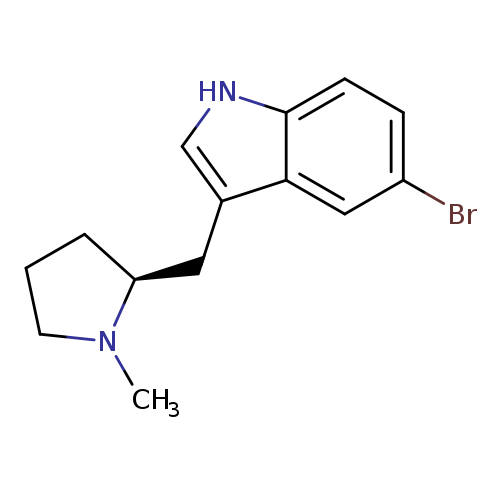 1H-Indole, 5-bromo-3-[[(2S)-1-methyl-2-pyrrolidinyl]methyl]-