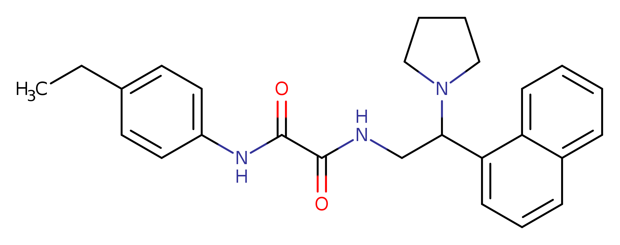 N'-(4-ethylphenyl)-N-[2-(naphthalen-1-yl)-2-(pyrrolidin-1-yl)ethyl]ethanediamide