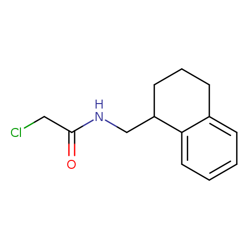 2-chloro-N-(1,2,3,4-tetrahydronaphthalen-1-ylmethyl)acetamide