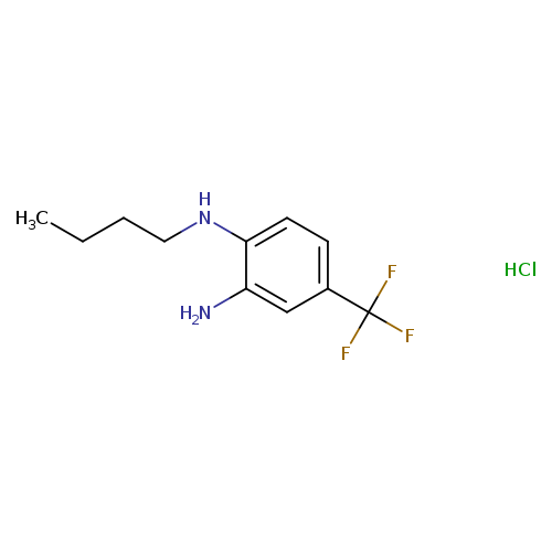 1-N-butyl-4-(trifluoromethyl)benzene-1,2-diamine hydrochloride