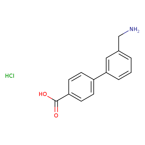 4-[3-(aminomethyl)phenyl]benzoic acid hydrochloride
