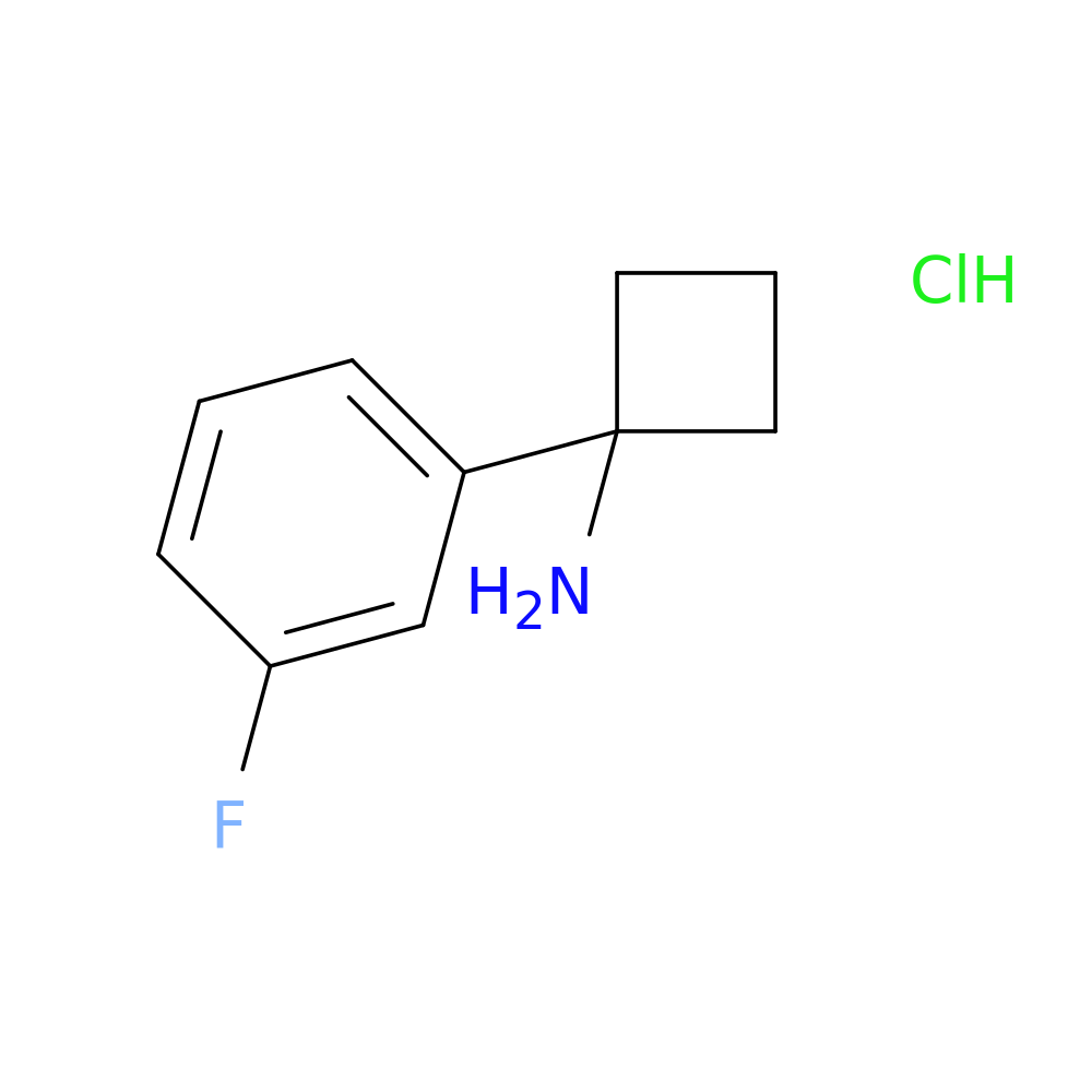 1-(3-fluorophenyl)cyclobutan-1-amine hydrochloride