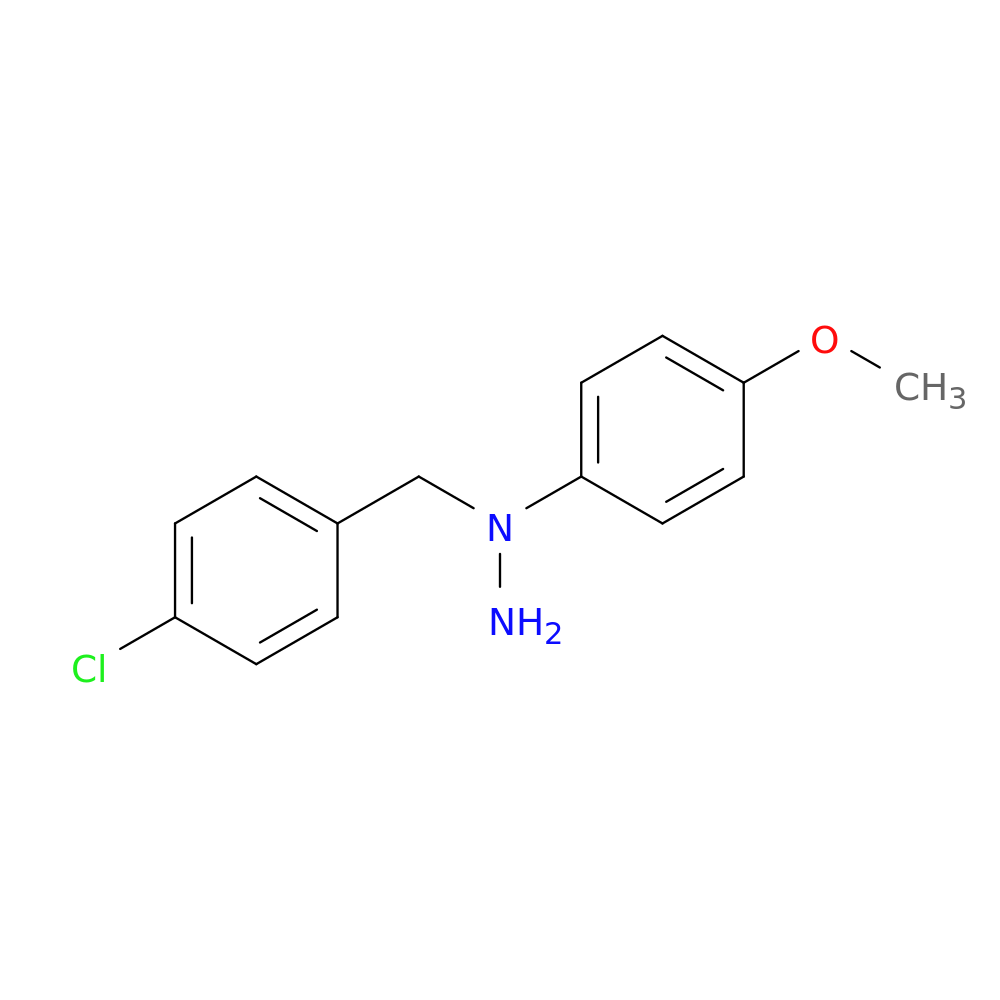 1-(4-Chlorobenzyl)-1-(4-methoxyphenyl)hydrazine