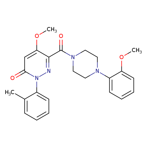 5-methoxy-6-[4-(2-methoxyphenyl)piperazine-1-carbonyl]-2-(2-methylphenyl)-2,3-dihydropyridazin-3-one